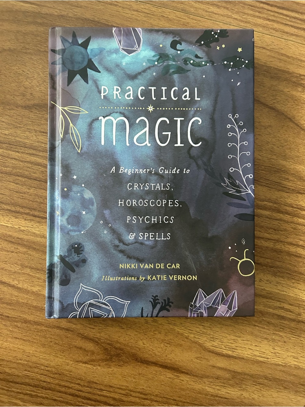 Practical Magic Hardcover Book - Deep Teal and Purple